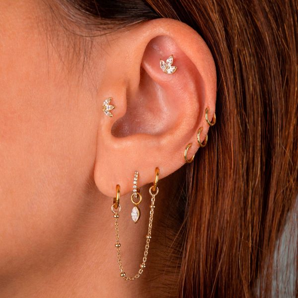 BG-BILNZ-13L (Micro barbells set w.cubic zirconia) - Imagen 4