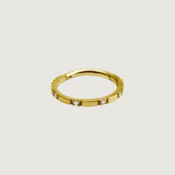 BG-BHCRSG-34 (Hinged conch ring clickers set w.premium zirconia)