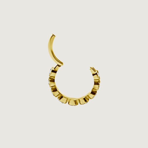BG-BHCRSG-45 (Hinged conch ring clickers set w.premium zirconia) - Imagen 2