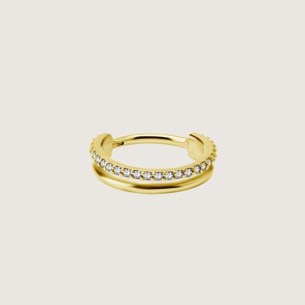 BG-BHCRSG-48 (Hinged conch ring clickers set w.premium zirconia)