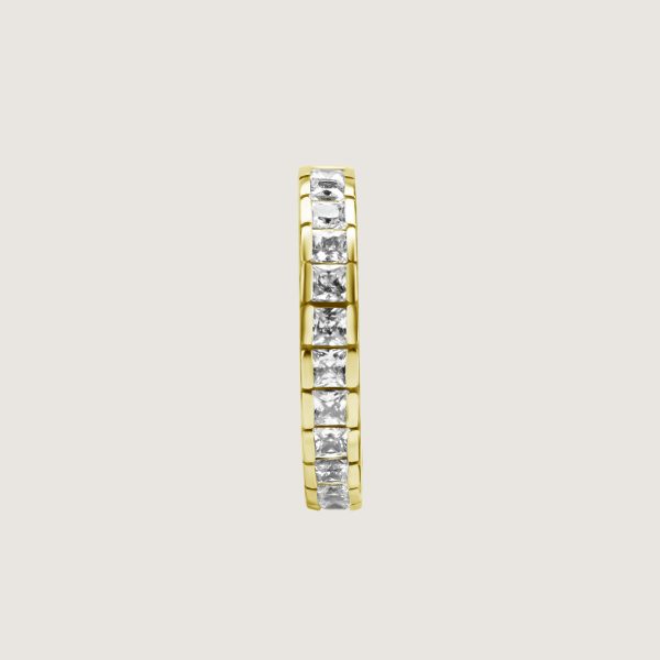 BG-BHCRZ-40 (Hinged conch ring set w.cubic zirconia) - Imagen 2