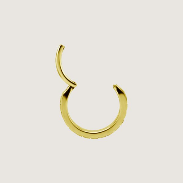 BG-BHCRZ-40 (Hinged conch ring set w.cubic zirconia) - Imagen 3