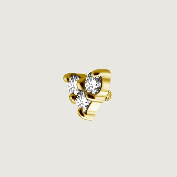 BG-BILNZ-29 (Micro barbells set w.cubic zirconia) - Imagen 2