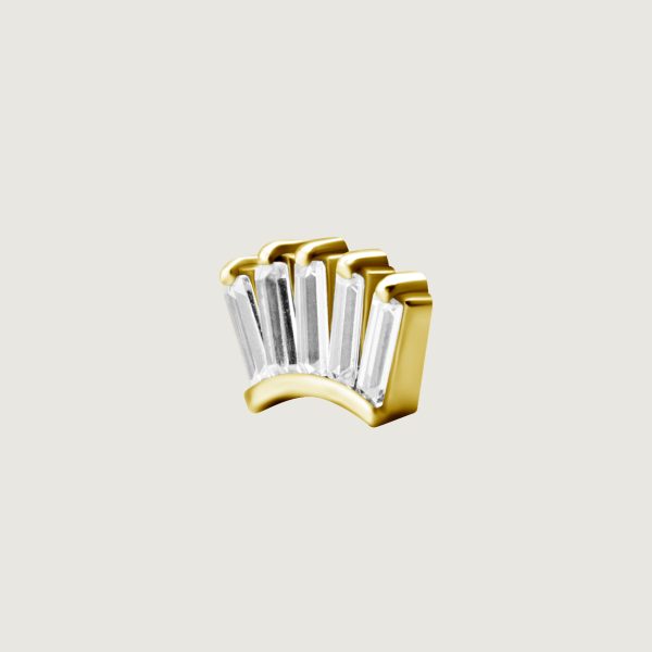 BG-BILNZ-34 (Micro barbells set w.cubic zirconia) - Imagen 2