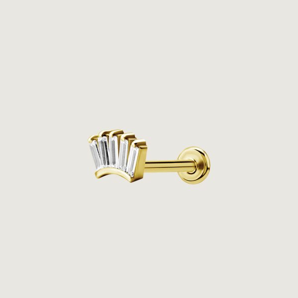 BG-BILNZ-34 (Micro barbells set w.cubic zirconia) - Imagen 3