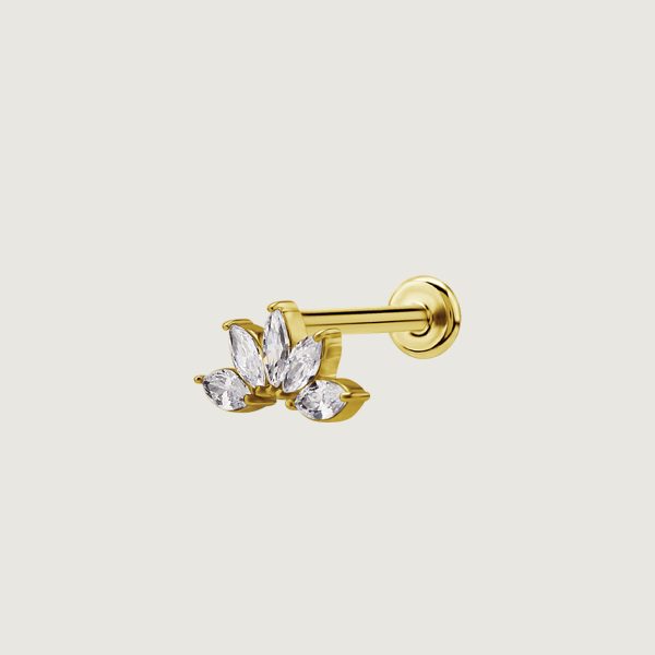 BG-BILNZ-43L (Micro barbells set w.cubic zirconia) - Imagen 3