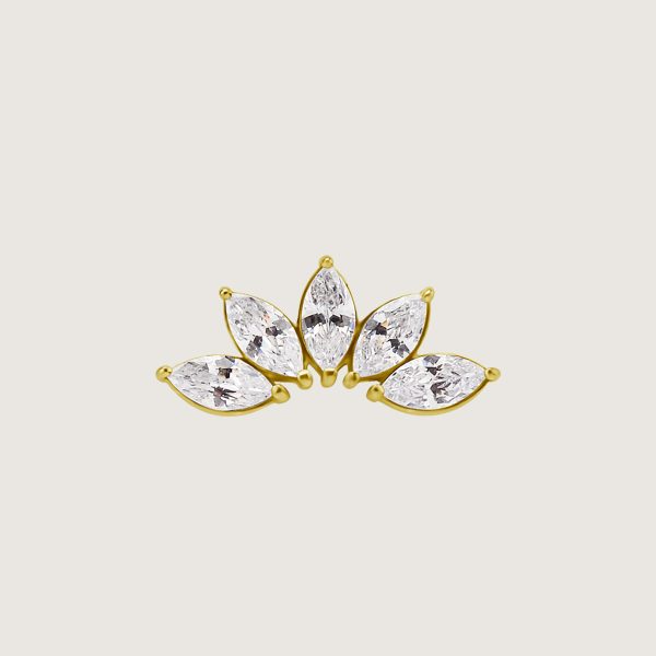 BG-BILNZ-43L (Micro barbells set w.cubic zirconia)