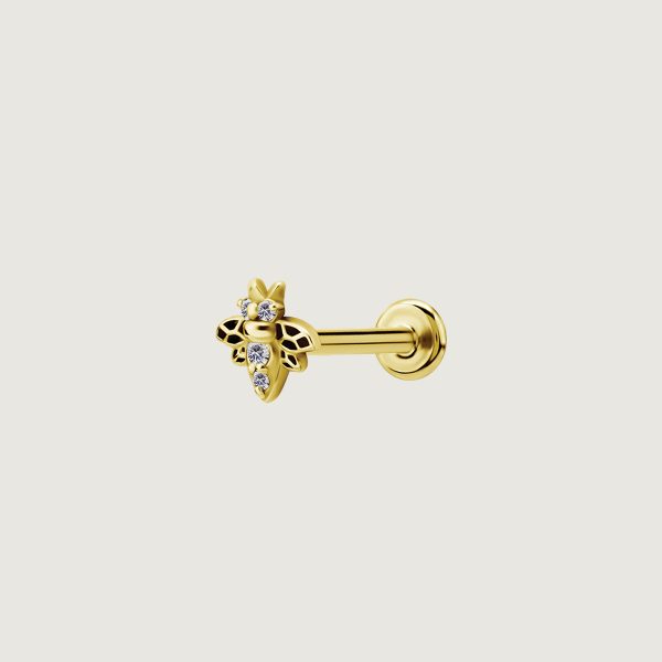 BG-BILNZ-52 (Micro barbells set w.cubic zirconia) - Imagen 3
