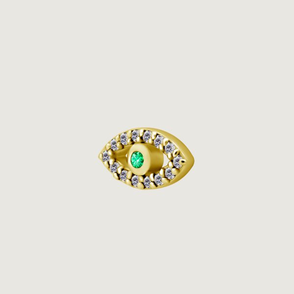 BG-BILNZ-57L (Micro barbells set w.cubic zirconia) - Imagen 2