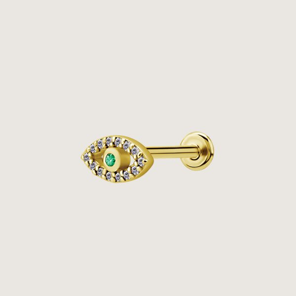 BG-BILNZ-57L (Micro barbells set w.cubic zirconia) - Imagen 3