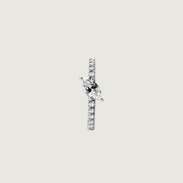BHCRZ-38 (Hinged conch ring set w.cubic zirconia) - Imagen 3