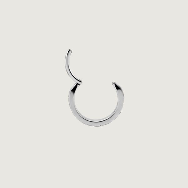 BHCRZ-40 (Hinged conch ring set w.cubic zirconia) - Imagen 3