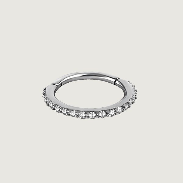 BHSRSG-03 (Hinged nose rings set w.premium zirconia)