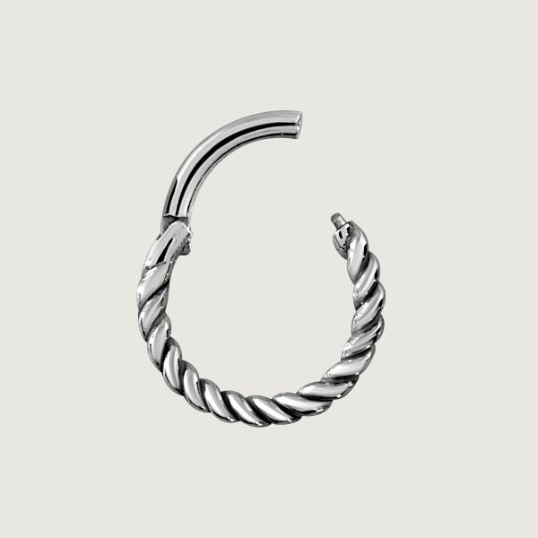 BHSRX-04-18GA (Plain hinged nose rings) - Imagen 2