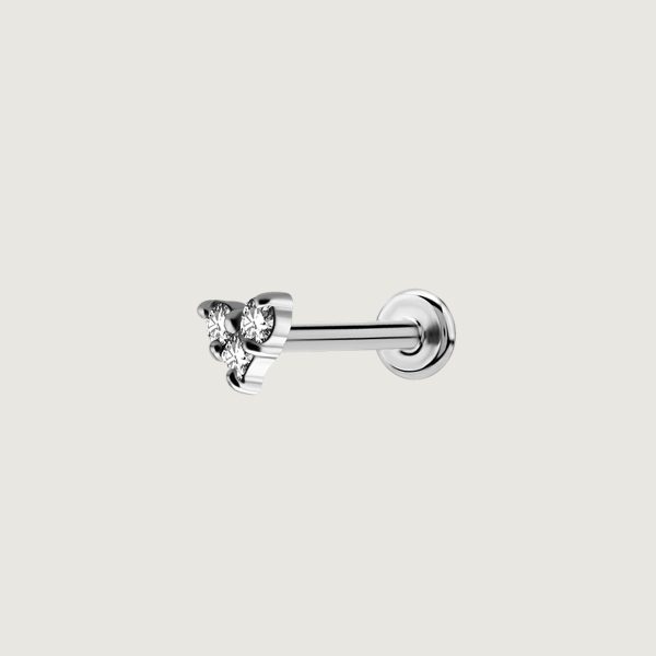 BILNZ-29 (Micro barbells set w.cubic zirconia) - Imagen 3