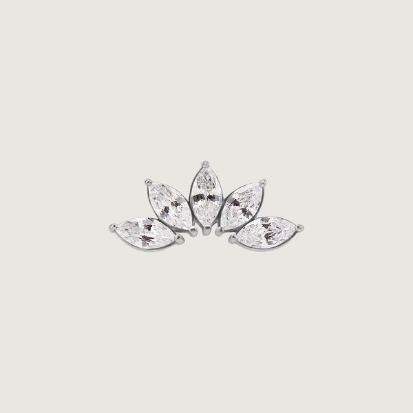 BILNZ-43L (Micro barbells set w.cubic zirconia)