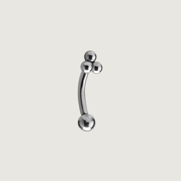 TIEB3BN (Rook and eyebrow micro bananas) - Imagen 2